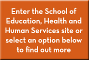 Enter the School of Communication site or select an option below to find out more