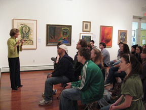 Students in Gallery