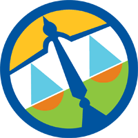 Multicolored SGA symbol