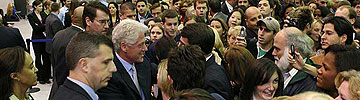 Bill Clinton at his 2005 Hofstra Presidential Conference