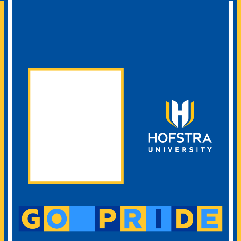 Portrait Blue with Go Pride
