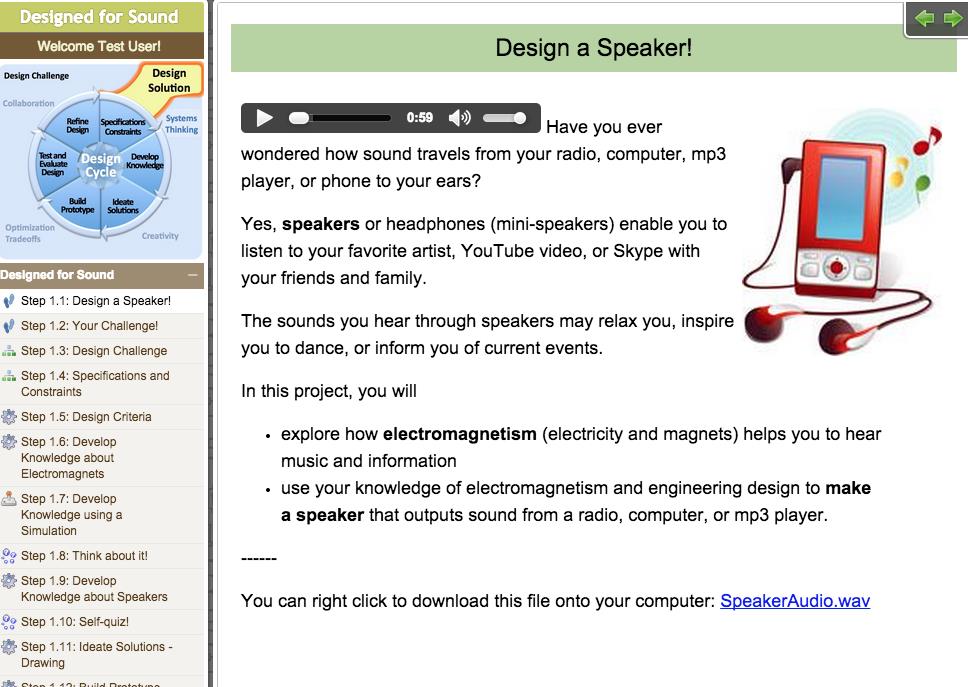 Design a speaker!