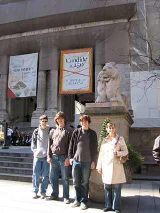 Trip to the two exhibits at the New York Public Library