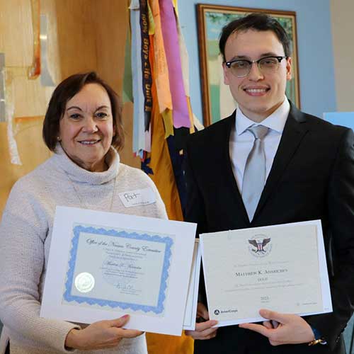 Student Earns President’s Volunteer Service Award