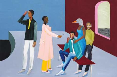 Lubaina Himid painting