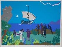 Romare Bearden: Siren's Song from the "Odysseus Suite"