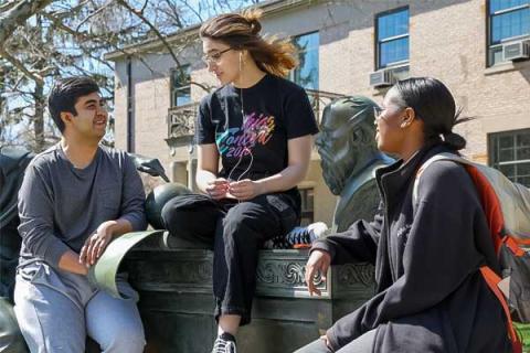 Students on Campus