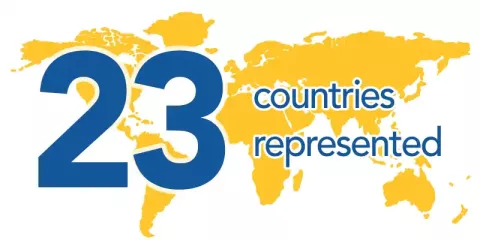 23 Countries Represented