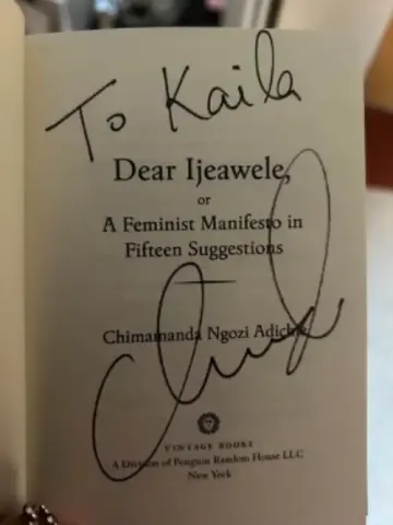 Autographed Book