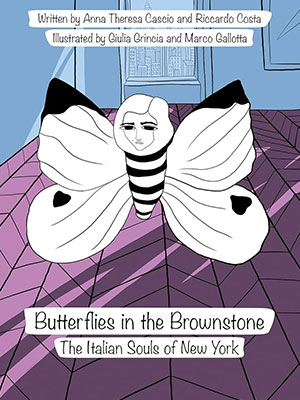 Book cover: Butterflies in the Brownstone: The Italians Souls of New York